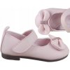 Balerínky s koženou profilovanou vložkou r21 ružové P2-49