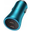 BASEUS RYCHLÁ NABÍJAČKA AUTO 2x USB C 40W SILNÁ DO ZAPAĽOVAČA (CGJP000003)