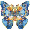 RoboTime Dřevěné puzzle Motýl Morpho Helena