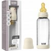 BIBS Antikoliková sklenená fľaša 240ml Ivory (Slonová kosť)