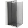 MEXEN/S - Velar Sprchová zástena posuvná Walk-in 70 x 200, grafit 8 mm, nikel kefovaná 871-070-000-43-97