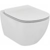 Ideal Standard Tesi závesné WC AquaBlade 36x53 cm+WC sedátko ultra ploché,Biela T354701
