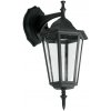 Záhradné nástenné svietidlo E27 IP44, čierne VT-750 (V-TAC)