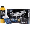 Tokyo Marui Balíček: Airsoftová pištoľ M92F Military strieborná, elektrická, EBB + 3000 guličiek + 4 batérie