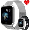 Luxria SmartWatch LX1 Pro - Luxusné inteligentné hodinky Farba: Strieborná kovový a silikónový remienok v balení
