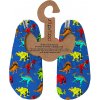 Splistop Barefoot detské topánky do vody Slipstop – Austin dinosaury modré