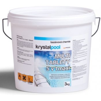 KRYSTALPOOL Multi tablety 5v1 maxi 5 kg od 36,15 € - Heureka.sk