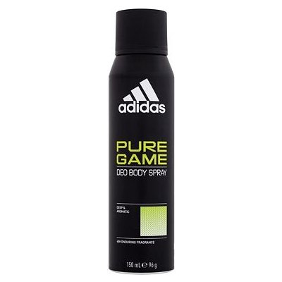 Adidas Pure Game Deo Body Spray 48H 150 ml deodorant ve spreji bez obsahu hliníku pro muže