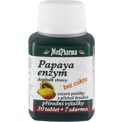 MedPharma Papaya enzým 37 pastilek