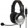 NON Koss | SB45 USB | Gaming headphones | Wired | On-Ear | Microphone | Noise canceling | Silver/Black