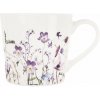 Biely/fialový porcelánový hrnček 430 ml Louka – Orion