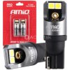 LED žiarovky FULL CANBUS PRO T10 W5W 4x3030 SMD biele 12V 24V AMIO-03580
