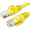 DATAWAY patch kábel CAT5E, UTP LSOH, 10m, žltý