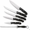 Nôž kuchynský 6dielna sada + ocielka