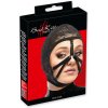 Bad Kitty Lace Head Mask with Straps Black