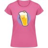 Akciové Dámske Tričko Soft-Style Gildan - Motív - Pivo so smrtkou 2 - Azalka - XL - Dámske