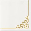 Obrúsky PAW AIRLAID 40x40 cm - Elegant Frame Gold