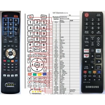 Diaľkový ovládač General Samsung BN59-01315B