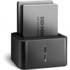 AXAGON ADSA-D25, USB 3.2 Gen 1 - 2x SATA 6G 2.5'' SSD/HDD CLONE MINI dokovací stanice Axagon