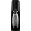 SodaStream Terra Black výrobník sody, mechanický, 1l láhev SodaStream Fuse, bombička s CO2, černý
