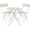 Bistro set Rojaplast kovový béžový