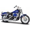 Maisto - HD - Motocykl - 2006 Dyna Street Bob, metal modrá, série 44, 1:18 (101231360-23103)