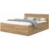 Wilsondo Manželská posteľ Dorian - dub craft Rozmer: 140x200