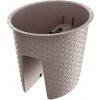 Květináč na zábradlí RATOLLA OVAL 29,8 cm - barva: mocca