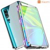Luxria Double Glass Magnetic - Strieborné presklené magnetické púzdro pre Xiaomi Pre Xiaomi: Redmi Note 10 Pro