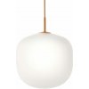 Muuto Závesné svietidlo Rime Ø37, opal/orange 22424