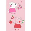 Carbotex Detský uterák Prasiatko Pepina a Ovečka Zuzka 30 x 50 cm