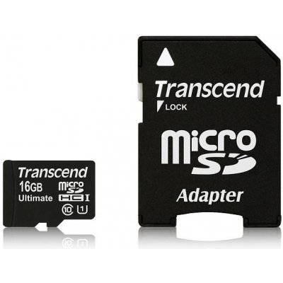 Transcend microSDHC 16GB UHS-I U1 TS16GUSDHC10U1