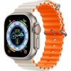 Devia remienok Deluxe Series Sport6 Silicone Two-tone Band 44/45/49mm - Starlight/Orange
