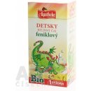 Detský čaj Apotheke Bio bylinný feniklový 20 x 1,5 g