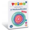 PRIMO voskové pastelky vodotesné - plechové balenie - 10 rôznych farieb