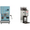 Profitec GO, blue + Lelit William PL72-P