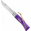 OPINEL 002205 VRI N°07 Trekking Violet vreckový nôž 8 cm, fialová, bukové drevo
