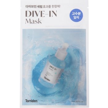 Torriden Dive-In Low Molecule Hyaluronic Acid Mask Textilná maska s nízkomolekulárnou kyselinou hyalurónovou a panthenolom 27 ml