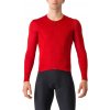 Castelli Fly LS, Rich red Veľkosť: M Pánsky, ľahučký, jemne zateplený dres s dlhým rukávom