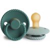 Frigg Dvojbalenie cumlíkov frigg rope sage/ vintage green, 0-6m, kaučuk