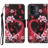 Peňaženkové puzdro na Xiaomi Redmi 12C - Colored Drawing - Red Heart