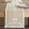 EUROFIRANY AŽÚROVÝ BEHÚŇ NA STÔL MEGGY 32X140 CM SVETLOBÉŽOVÝ
