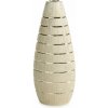 EUROFIRANY KERAMICKÁ VÁZA MELINDA (01) 18X38 CM ŠAMPANSKÁ