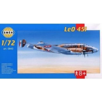 Směr plastikový model letadla ke slepení Leo 451 slepovací stavebnice letadlo 1:72