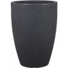 Scheurich Kvetináč Barceo vysoký priemer 29 cm x 40 cm Stony Black
