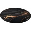 AROZZI Zona Floorpad Black Gold/ ochranná podložka na podlahu/ kulatá 121 cm průměr/ černozlatý design