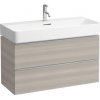 Laufen Priestorová skrinka pod umývadlo 93,5 cm, svetlý orech H4102021601011