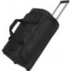 Travelite Crosslite Wheeled Duffle M Black taška + kozmetická taštička zadarmo
