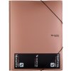 Sloha PP Metallic A4 s gumou medená