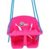 Teddies Hojdačka Baby plast ružová nosnosť 20kg 36x30x29cm 24m +